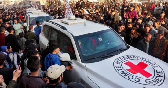 First three hostages released by Hamas as part of ceasefire