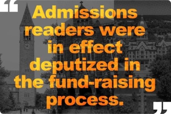 How wealthy universities prioritized rich applicants