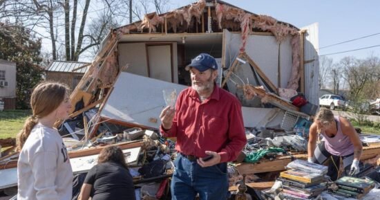 At least 40 killed in storm system that spawned tornadoes and fanned wildfires across U.S.
