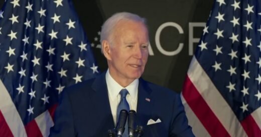 Former President Biden delivers message in first public appearance