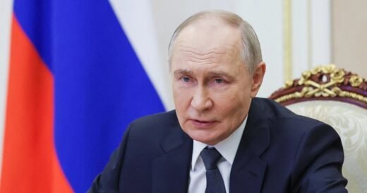 Russian President Vladimir Putin announces an Easter ceasefire in Ukraine