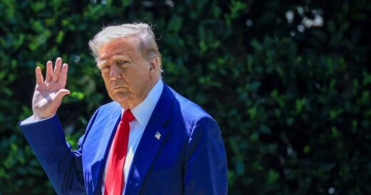 Trump pins stock market struggles on Biden — weeks after taking credit for it