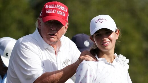 Trump praises granddaughter’s golf skills