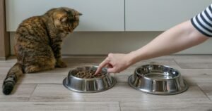 Adorable reason your cat wants to eat with you there, according to vet
