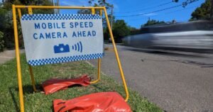 Driver gets ‘instant karma’ after flipping off speed camera on road