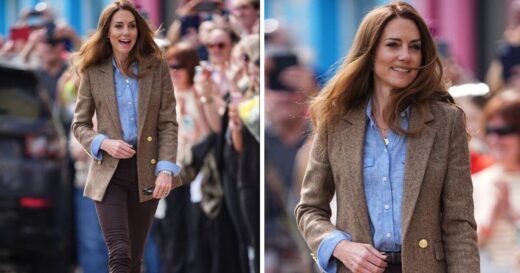 We’ve found Princess Kate’s blue linen shirt – with 15% off