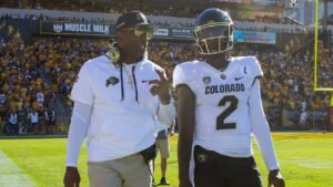NFL Draft: Deion Sanders takes aim at critics as Shedeur’s stock falls