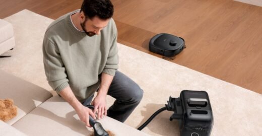 Eufy’s new Omni E28 floor mopping robovac has a portable deep cleaner