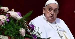 Pope Francis appears on Easter Sunday at St. Peter’s Square as he continues recovery