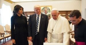 Trump honors Pope Francis, saying “may God bless him and all who loved him”