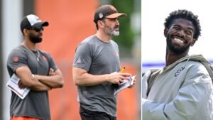 Browns draft Shedeur Sanders: Coach and GM raise eyebrows with reactions to pick