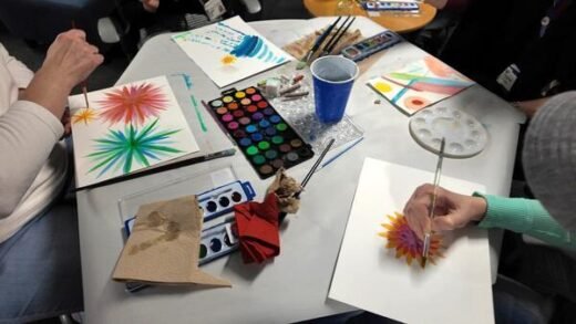 Art Activities Help Med Students Unwind