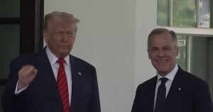 President Trump meets Canada’s new leader amid trade war