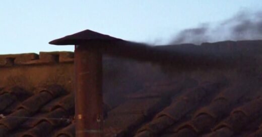 Black smoke signals no new pope chosen on first day of conclave