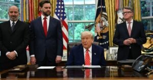 President Trump announces trade deal with UK