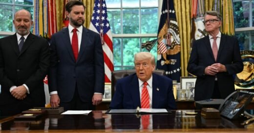 President Trump announces trade deal with UK