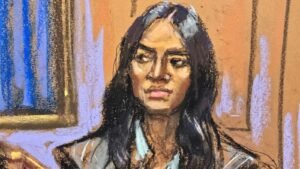 Sean ‘Diddy’ Combs’s ex Cassie gives birth two weeks after testifying against him – as his bid for mistrial is dismissed | Ents & Arts News