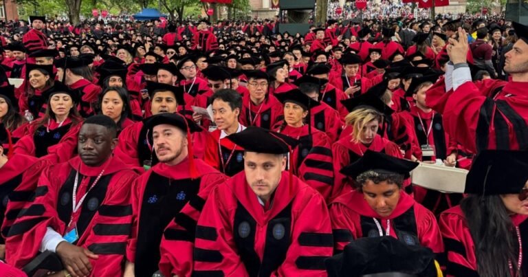 Harvard graduation comes as university faces off with Trump administration in court
