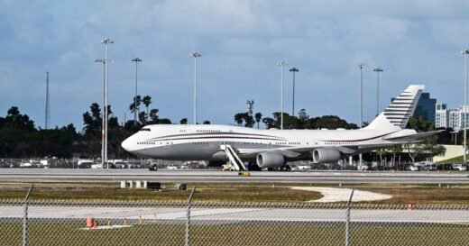 Pentagon says it has accepted Qatar’s gift of a luxury megajet for Trump’s use