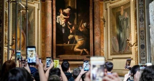 Artist Caravaggio’s faith shines at churches run by Pope Leo XIV’s order and in new exhibit