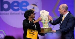 Faizan Zaki wins Scripps National Spelling Bee, a year after coming in 2nd