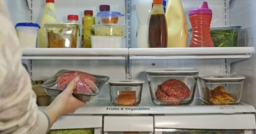 Fish and meat stay fresh longer if placed on 1 fridge shelf