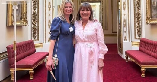Lorraine Kelly wows in ‘youthful’ pink dress