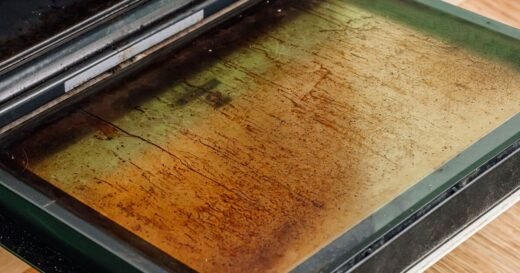 Grease will vanish from oven in half an hour if rubbed with 1 natural item