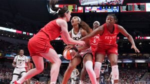 Ex-NFL star reacts to Angel Reese’s outburst after hard Caitlin Clark foul