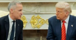 Trump tells Carney, “never say never” to Canada becoming 51st state