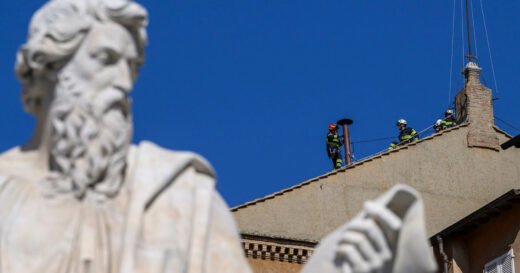 Sistine Chapel chimney installed ahead of papal conclave