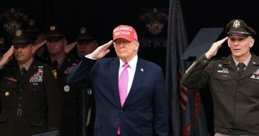 Trump praises West Point cadets, takes credit for U.S. military might in commencement address