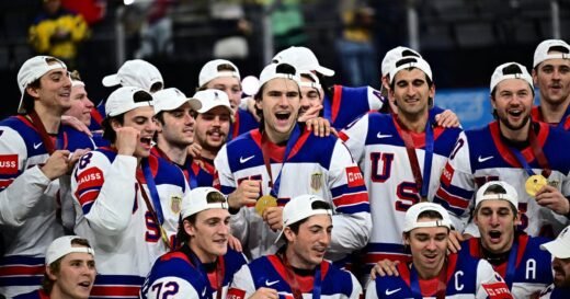 U.S. wins 1st ice hockey world championship in 92 years, honors Johnny Gaudreau