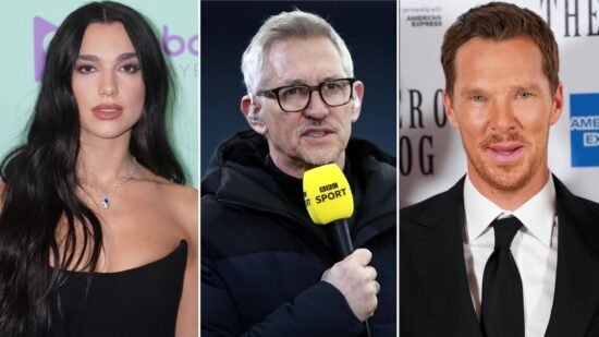 Dua Lipa, Gary Lineker, and Benedict Cumberbatch join more than 300 figures urging PM to ‘end UK complicity’ in Gaza | Politics News