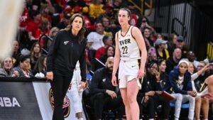 Fever coach blasts ‘egregious’ WNBA officiating after Caitlin Clark no-call