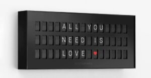 Vestaboard’s Note is a smaller version of its split-flap display