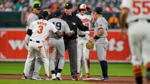 MLB news: Benches clear during Yankees-Orioles game after heated discussion