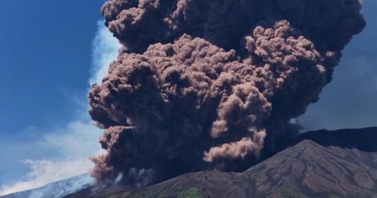 Video shows massive ash cloud as Italy’s Mount Etna volcano erupts