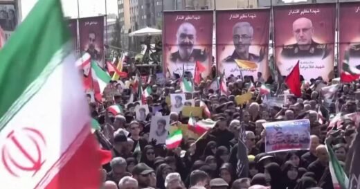 Iran holds state funerals for military commanders killed by Israeli strikes