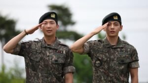 BTS’ RM, V Discharged From Military After Completing Service