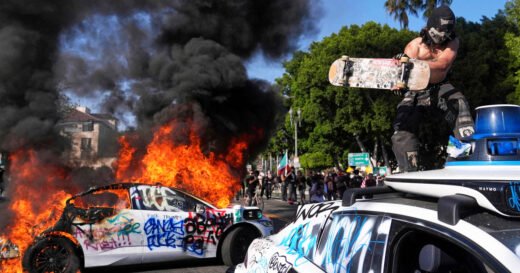 Some far-left groups have encouraged peaceful protests to turn violent, experts say