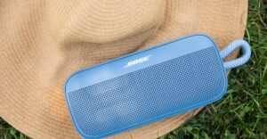 The Bose SoundLink Plus is a great speaker for the beach this summer