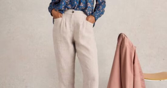 White Stuff’s ‘cool and comfortable’ linen trousers