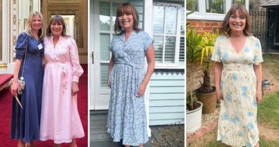 Lorraine Kelly’s M&S sandals is perfect with summer dresses