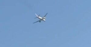 American Airlines flight returns to Las Vegas airport after flames, smoke come from engine midair