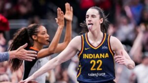 Caitlin Clark goes off as Fever end Liberty’s perfect season