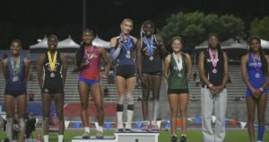 Transgender girl wins 2 events at California state track championship amid protests
