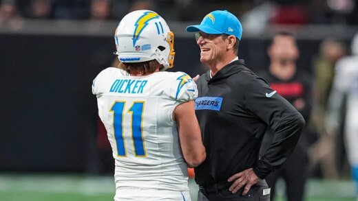 Jim Harbaugh ‘loves you like your own parents,’ Chargers kicker says