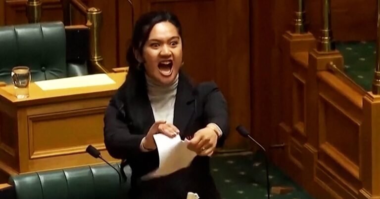 New Zealand Parliament suspends Maori lawmakers over haka protest