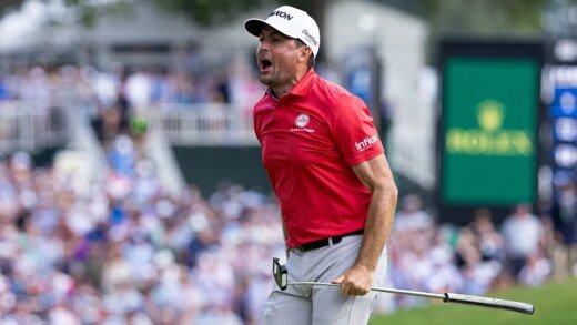 Ryder Cup captain Keegan Bradley wins Travelers Championship in dramatic fashion